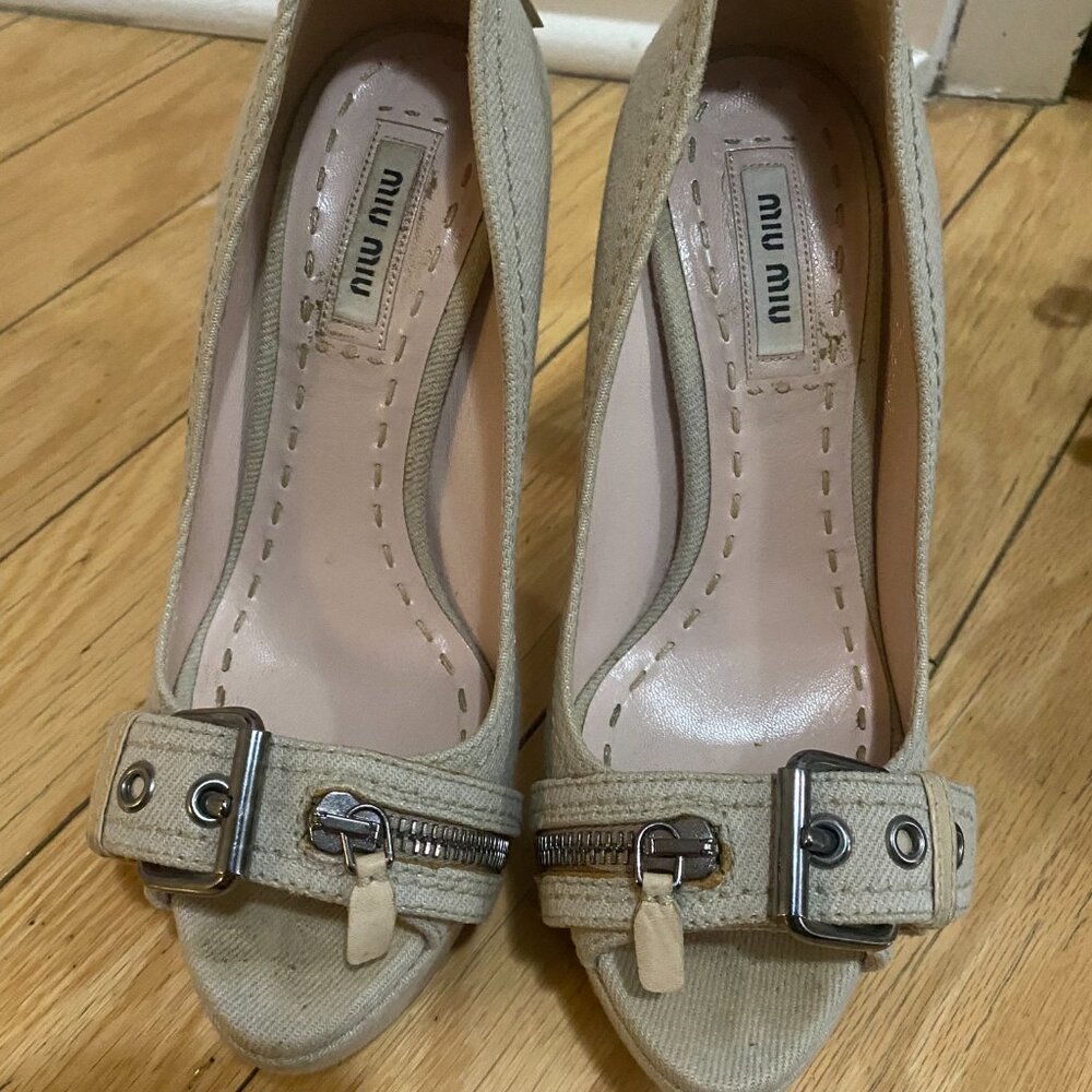 Mui Mui Platform Heels - image 2